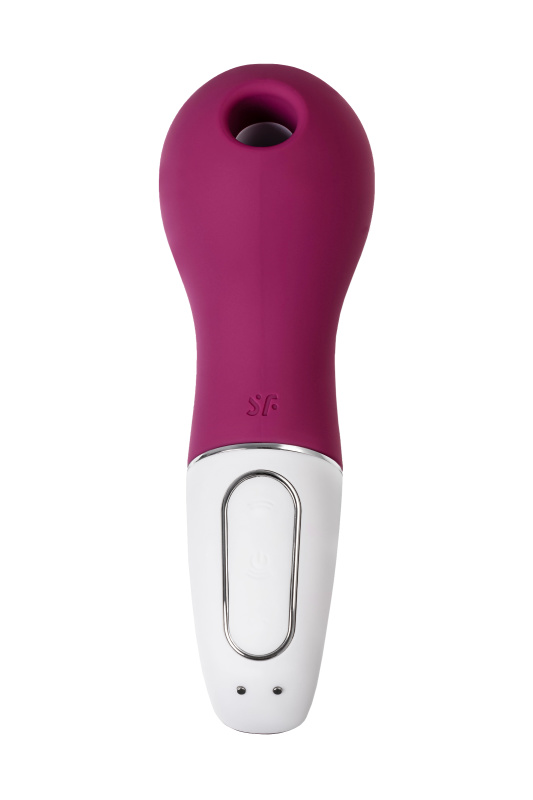 Изображение Satisfyer, Германия Вакуум-волновой стимулятор клитора с вибрацией Satisfyer Lucky Libra, силикон, бордовый, 15,7 см