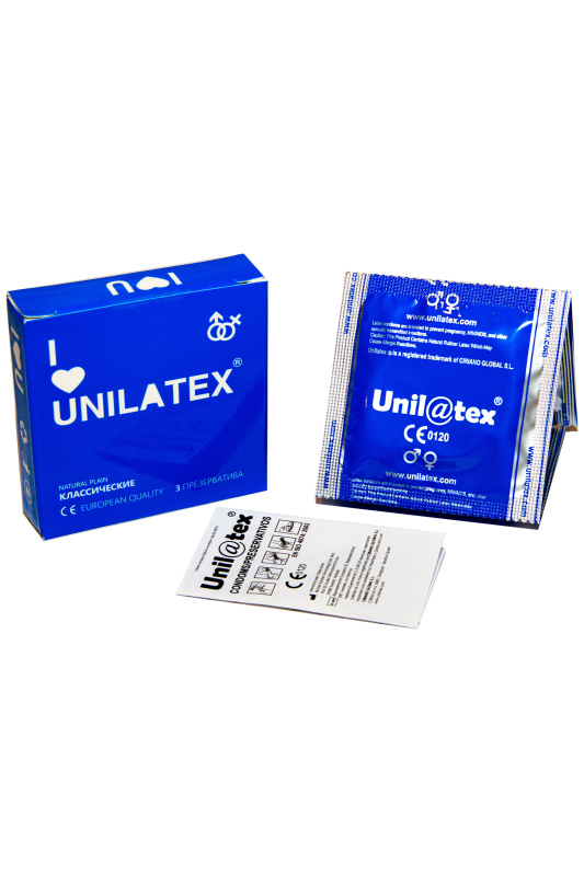 Фото Unilatex Презервативы Unilatex Natural Plain №3  гладкие классические
