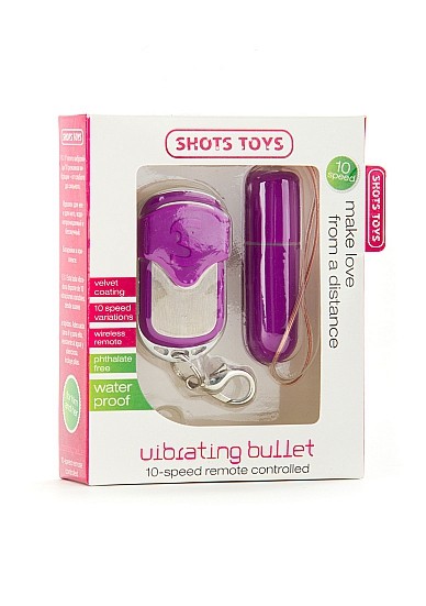Shotsmedia, Голландия Вибропуля Remote Vibrating Bullet фиолетовая — купить в Минске Изображение Shotsmedia, Голландия Вибропуля Remote Vibrating Bullet фиолетовая