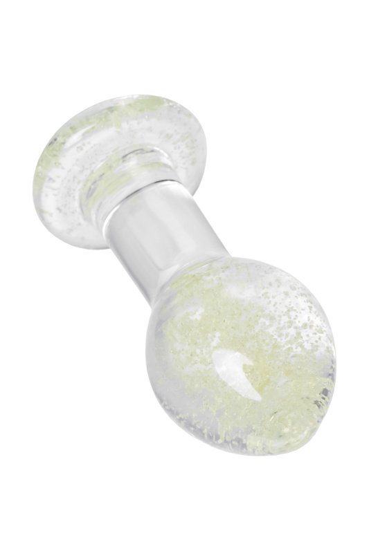 Фото Sexus Glass Анальная втулка Sexus Glass светящаяся в темноте, стекло, прозрачная, 6,5 см
