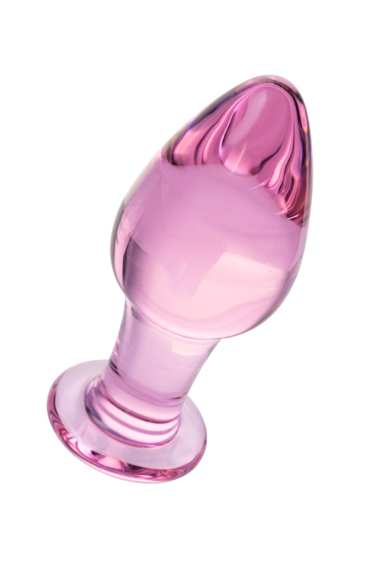Фото Sexus Glass Анальная втулка Sexus Glass, стекло, розовая, 10 см, Ø 4 см
