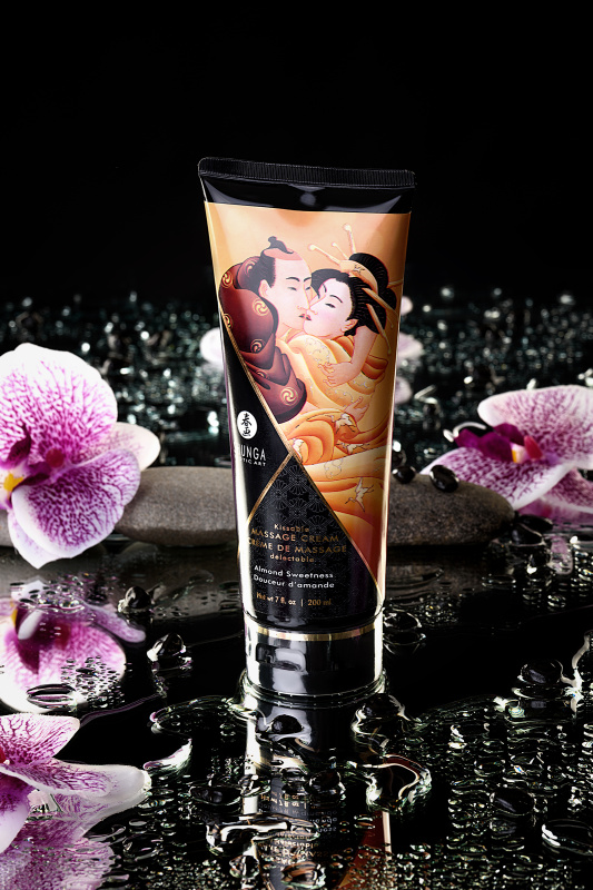Изображение Shunga, Канада Массажный крем для тела Shunga «Миндальная сладость» (Almond Sweetness), съедобный, 200 мл