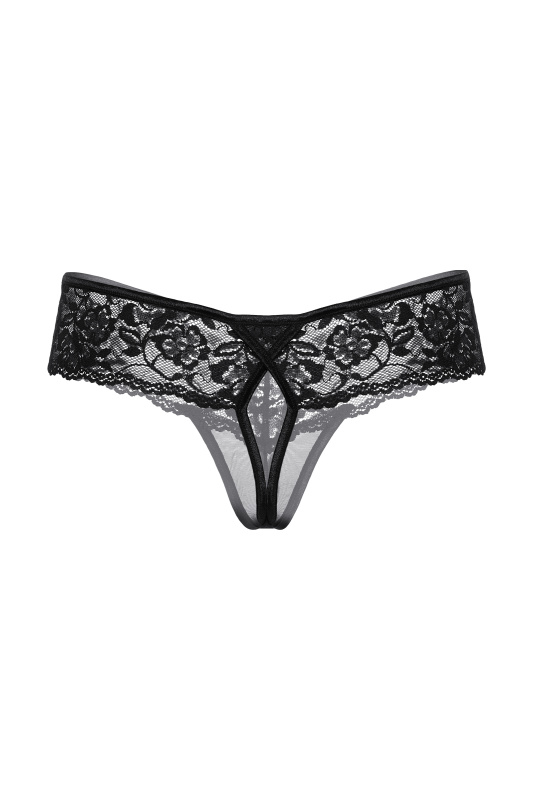 Изображение SoftLine Collection, Польша Трусики кружевные SoftLine Collection, черный, S/M