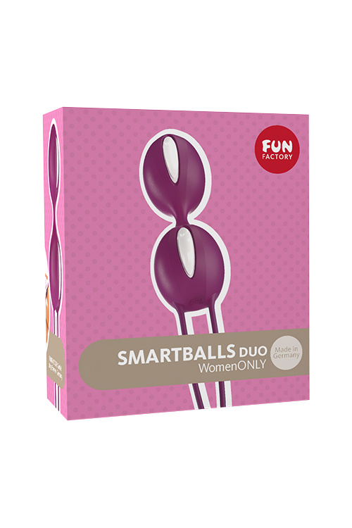 Fun Factory, Германия Шарик вагинальные Fun Factory SMARTBALLS DUO, силикон, фиолетовый, 17 см — купить в Минске Фото Fun Factory, Германия Шарик вагинальные Fun Factory SMARTBALLS DUO, силикон, фиолетовый, 17 см