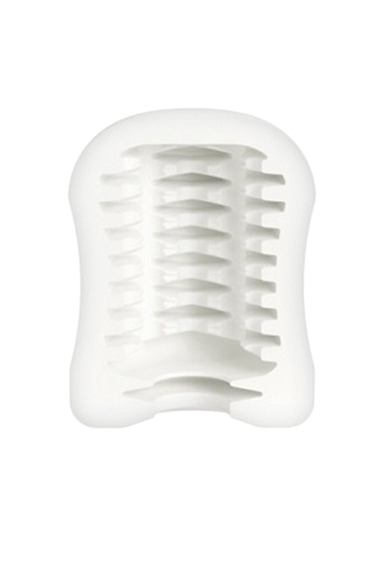 Фото MYSTIM Мастурбатор Mystim MasturbaTIN Ribbed Ritay, TPE, белый, 4,5 см
