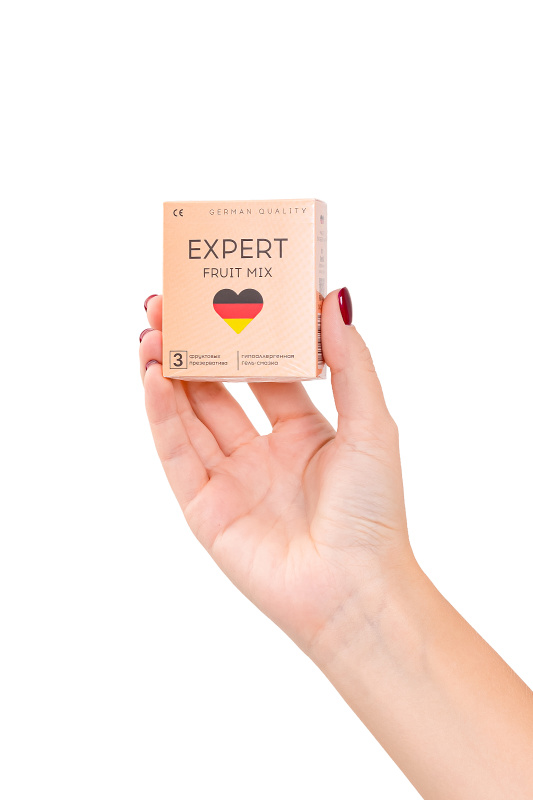 Изображение  Презервативы EXPERT Fruit Mix,фруктовые ароматизированные , 3 шт