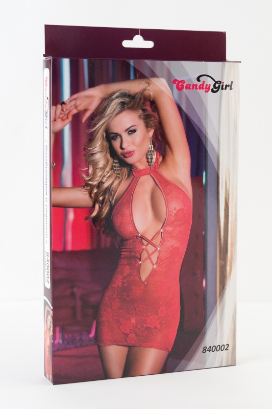 Изображение Candy Girl, Гонконг Комбинация и стринги Candy Girl, красные, OS