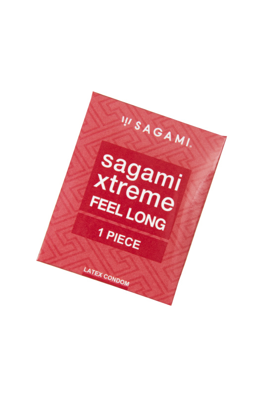 Фото Sagami, Япония Презервативы Sagami, xtreme, feel long, латекс, 19 см, 5,2 см, 1 шт.