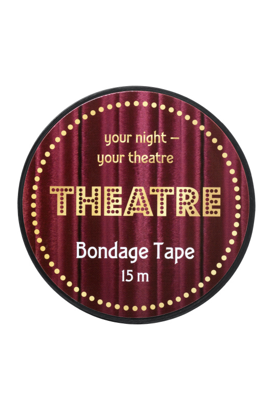 Фото Theatre by TOYFA Бондажный скотч Theatre by TOYFA, черный, 15 м.