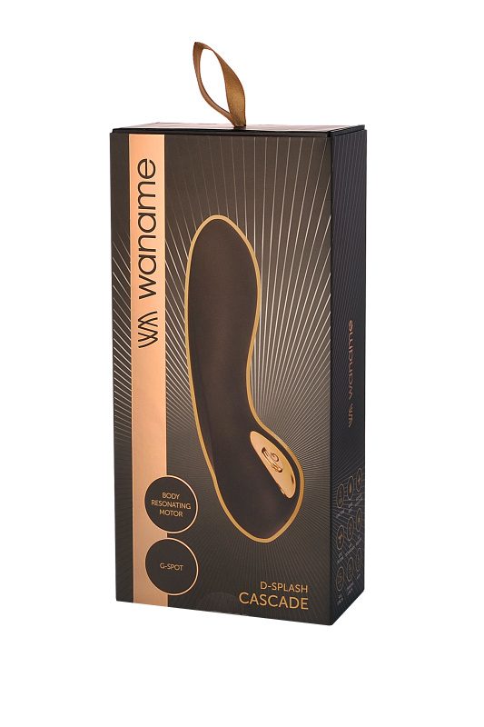 Изображение Waname D-splash Стимулятор точки G WANAME D-SPLASH Cascade, силикон, черный, 15 см