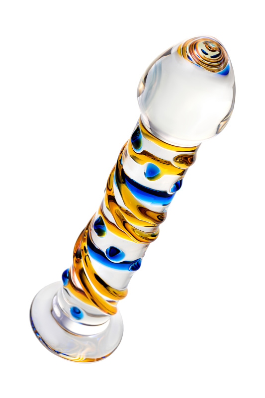 Изображение Sexus Glass Нереалистичный фаллоимитатор Sexus Glass, стекло, прозрачный, 17,5 см