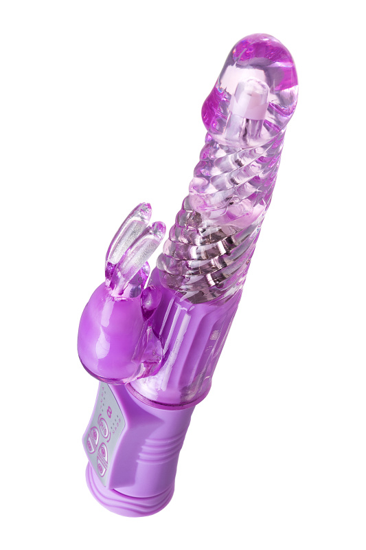 Фото A-toys by TOYFA Вибратор с клиторальным стимулятором A-Toys by TOYFA High-Tech fantasy, TPE, фиолетовый, 22, 5 см