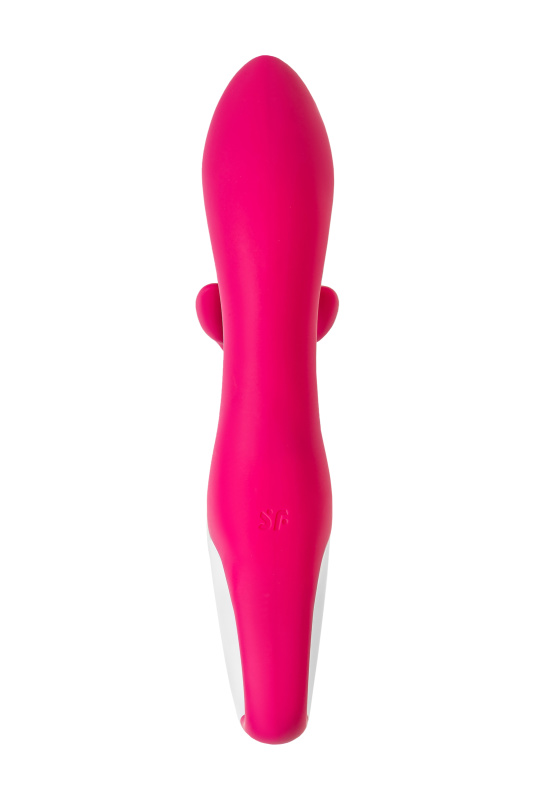 Фото Satisfyer, Германия Нереалистичный вибратор Satisfyer Embrace me, силикон, малиновый, 22,5 см