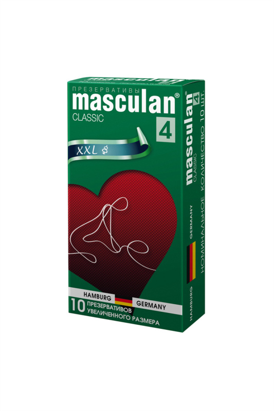 Masculan Презервативы Masculan, classic 4, XXL, увеличенного размера, 20 см, 5,4 см, 10 шт. — купить в Минске Фото Masculan Презервативы Masculan, classic 4, XXL, увеличенного размера, 20 см, 5,4 см, 10 шт.