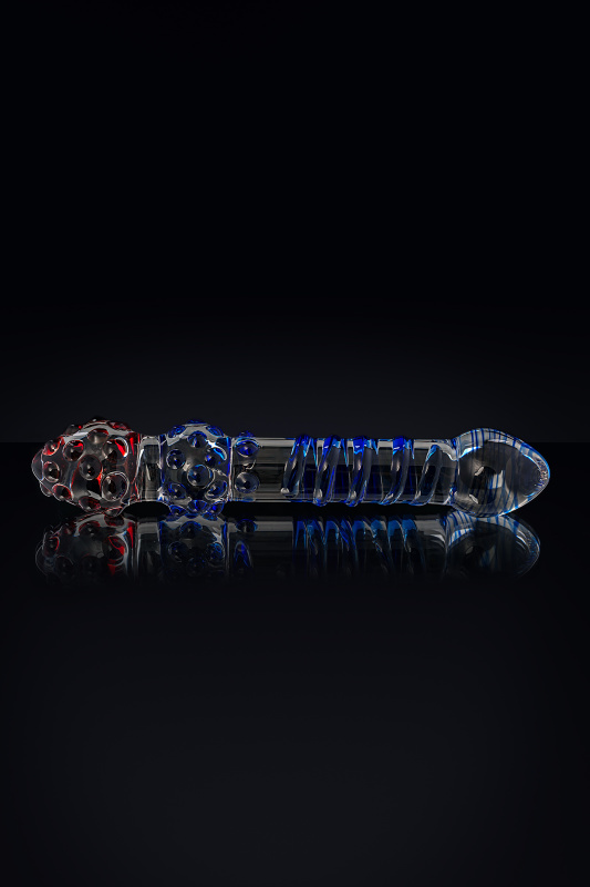 Sexus Glass Двусторонний фаллоимитатор Sexus Glass, стекло, прозрачный, 20,5 см — купить в Минске Изображение Sexus Glass Двусторонний фаллоимитатор Sexus Glass, стекло, прозрачный, 20,5 см