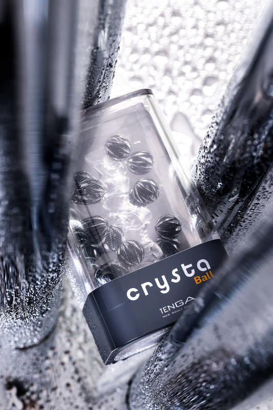 Изображение Tenga, Япония Нереалистичный мастурбатор TENGA Crysta  Ball, TPE, прозрачный, 15,5 см
