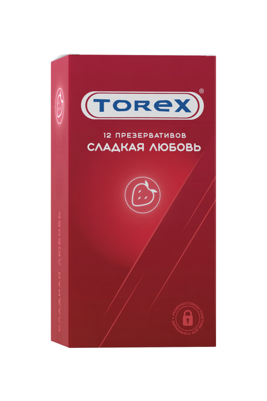 Torex Презервативы Torex, «Сладкая любовь», латекс, 19 см, 5,5 см, 12 шт. — купить в Минске Изображение Torex Презервативы Torex, «Сладкая любовь», латекс, 19 см, 5,5 см, 12 шт.