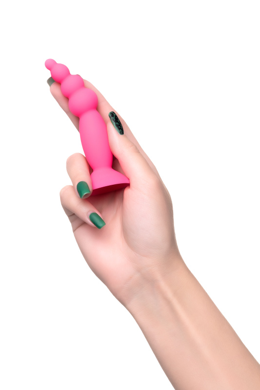 Изображение A-toys by TOYFA Анальная втулка A-Toys by TOYFA Hild, силикон, розовый, 11 см