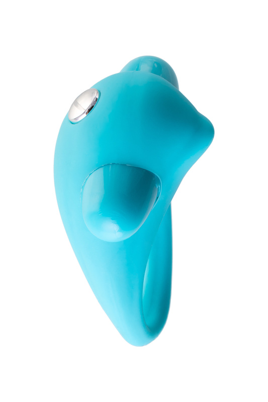 Фото A-toys by TOYFA Эрекционное кольцо на пенис TOYFA A-Toys, силикон, голубой, Ø 5,4 см