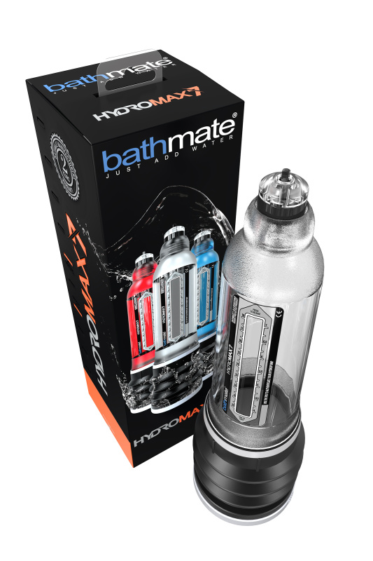 Фото Bathmate, Великобритания Гидропомпа Bathmate HYDROMAX7, ABS пластик, прозрачная, 30 см (аналог Hydromax X30)