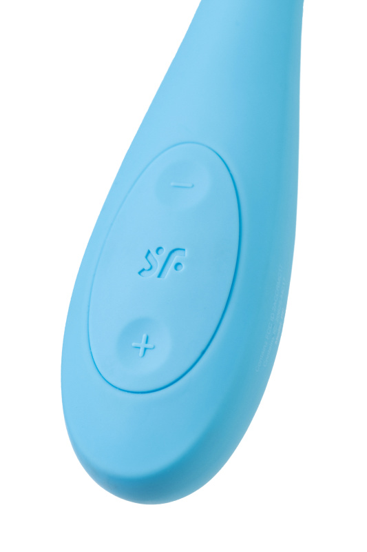 Фото Satisfyer, Германия Стимулятор точки G с фиксацией формы Satisfyer G-Spot Flex 4+ Connect App, голубой, 19,5 см