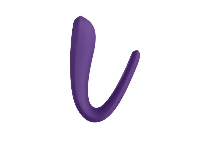 Фото Satisfyer, Германия Многофункциональный стимулятор для пар Satisfyer Partner Double Classic, силикон, фиолетовый, 9,5 см