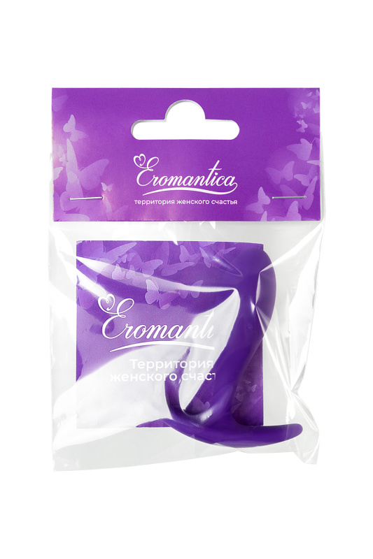Анальная втулка Eromantica Magic, силикон, фиолетовый, 7,2 см, Ø 2 см — купить в Минске Изображение Анальная втулка Eromantica Magic, силикон, фиолетовый, 7,2 см, Ø 2 см