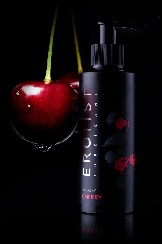 Изображение Erotist Lubricant Массажное масло Erotist CHERRY, съедобное, вишня, 150 мл