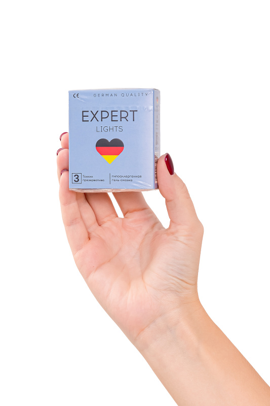 Фото  Презервативы EXPERT Lights Germany 3 шт. (ультратонкие)