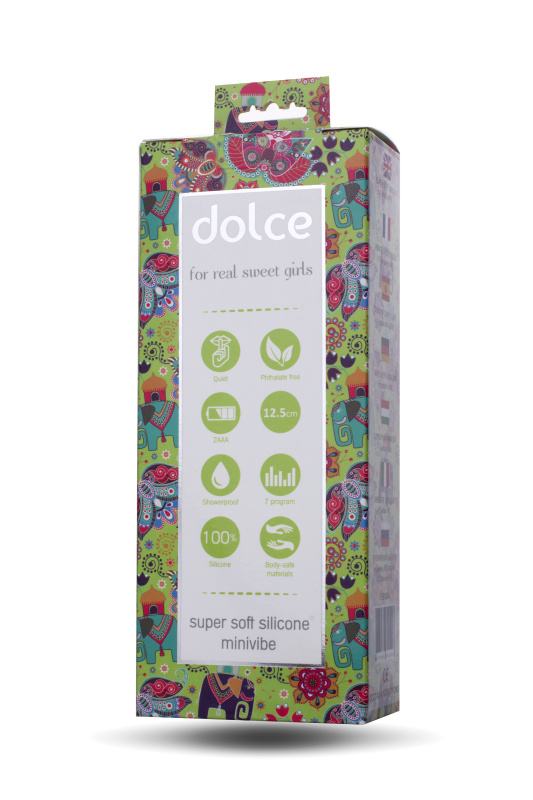Изображение Dolce by TOYFA Вибратор TOYFA Dolce Jaxon, силикон, зеленый, 12,5см
