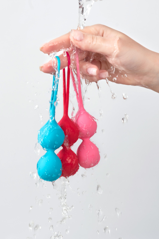 Фото Satisfyer, Германия Набор вагинальных шариков Satisfyer  Balls C03 Double, Силикон, Ассорти, Ø 3  см