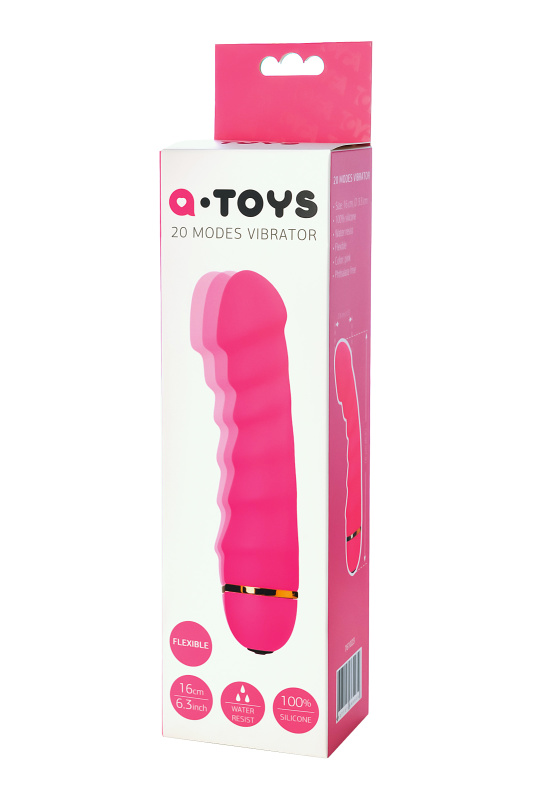 A-toys by TOYFA Нереалистичный вибратор A-Toys by TOYFA Folly, силикон, розовый, 16 см — купить в Минске Изображение A-toys by TOYFA Нереалистичный вибратор A-Toys by TOYFA Folly, силикон, розовый, 16 см