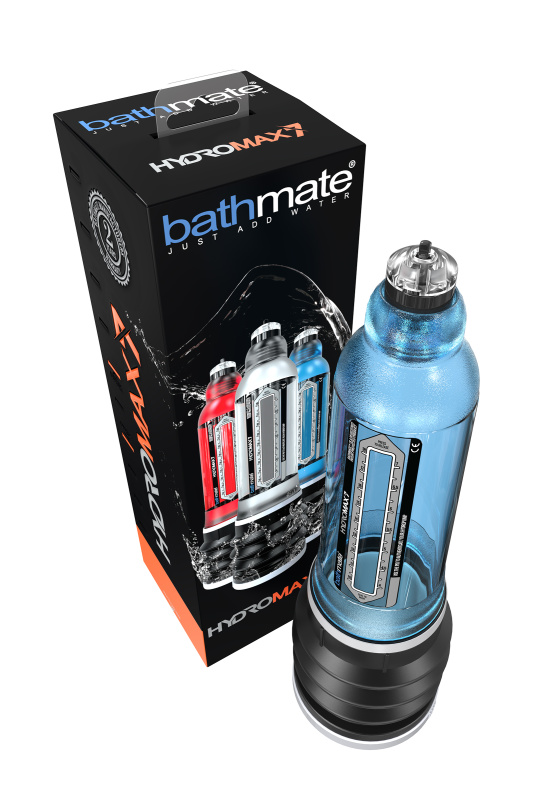 Фото Bathmate, Великобритания Гидропомпа Bathmate HYDROMAX7, ABS пластик, голубая, 30 см (аналог Hydromax X30)