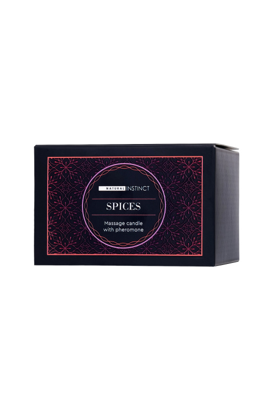 Фото Natural Instinct, Россия Массажная свеча ароматическая с феромонами  Natural Instinct , SPICES 70 ml