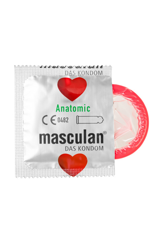 Фото Masculan Презервативы Masculan, Anatomic №3, анатомической формы, 5,3 см, 18,5 см, 3 шт