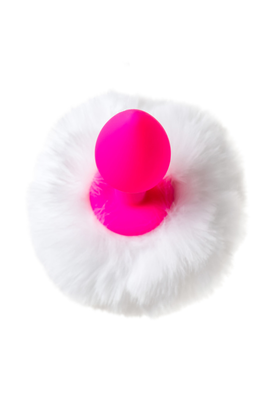 Изображение ToDo by Toyfa Анальная втулка с хвостом ToDo by Toyfa Sweet bunny, силикон, розовый, 13 см, Ø 2,8 см, 43 г