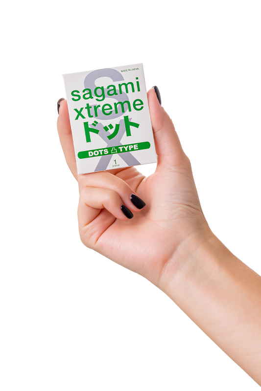 Фото Sagami, Япония Презервативы Sagami, xtreme, type-e, латекс, 18,5 см, 5,2 см, 1 шт.