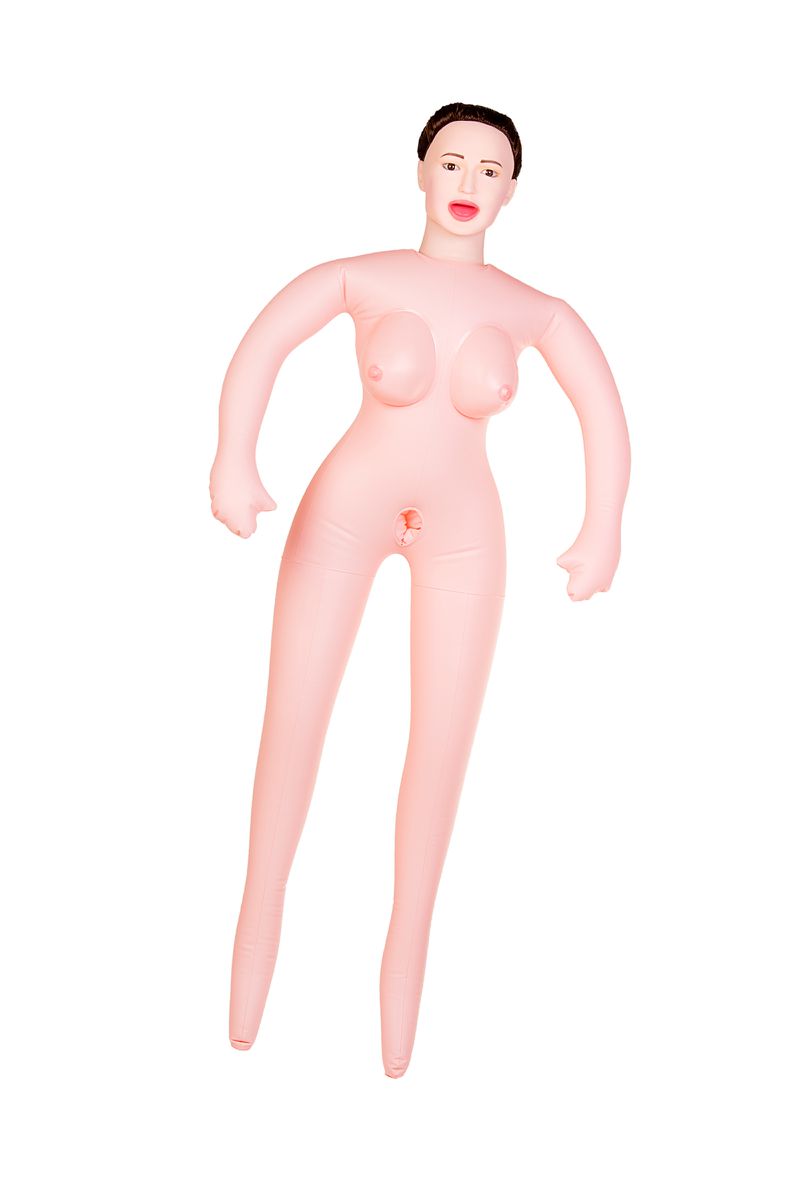 Изображение Dolls-X by TOYFA Кукла надувная Dolls-X by TOYFA Gabriella с реалистичной головой, брюнетка, с тремя отверстиями