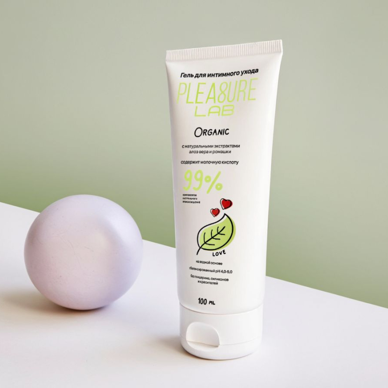 Интимный гель из натуральных компонентов Pleasure Lab Organic 100 мл — купить в Минске Фото Интимный гель из натуральных компонентов Pleasure Lab Organic 100 мл