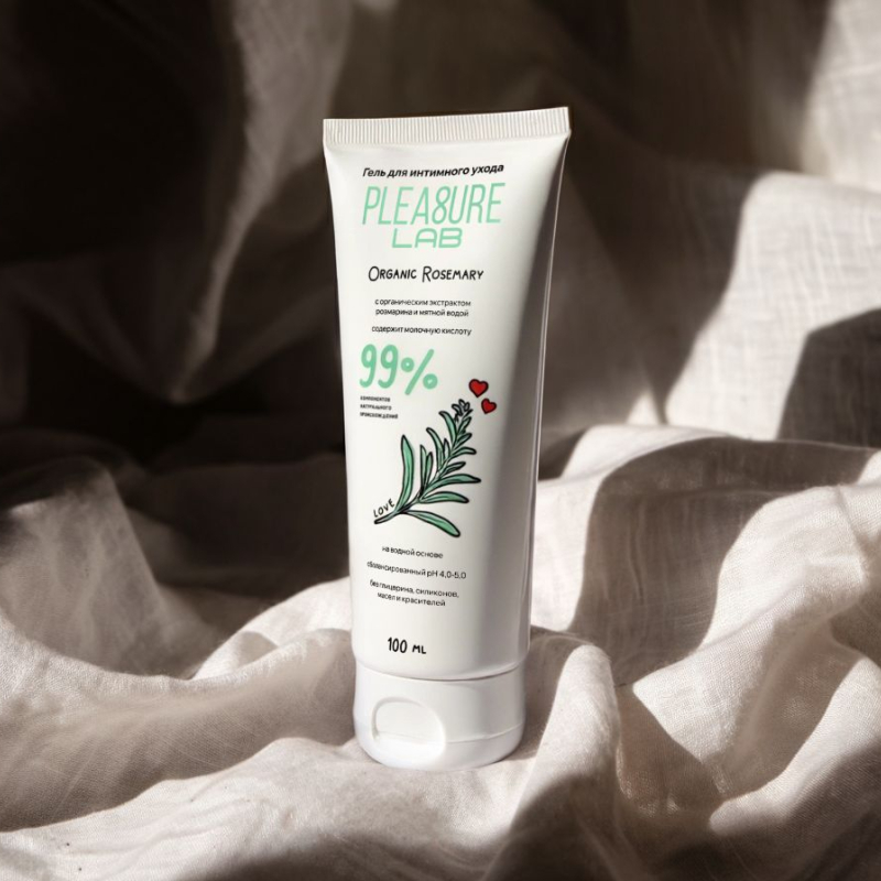 Фото  Интимный гель из натуральных компонентов Pleasure Lab Organic Rosemary 100 мл