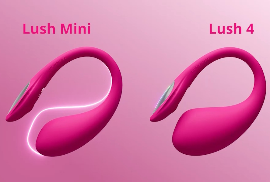 Lovense, США Lovense Lush Mini инновационный смарт-вибростимулятор с LED-подсветкой