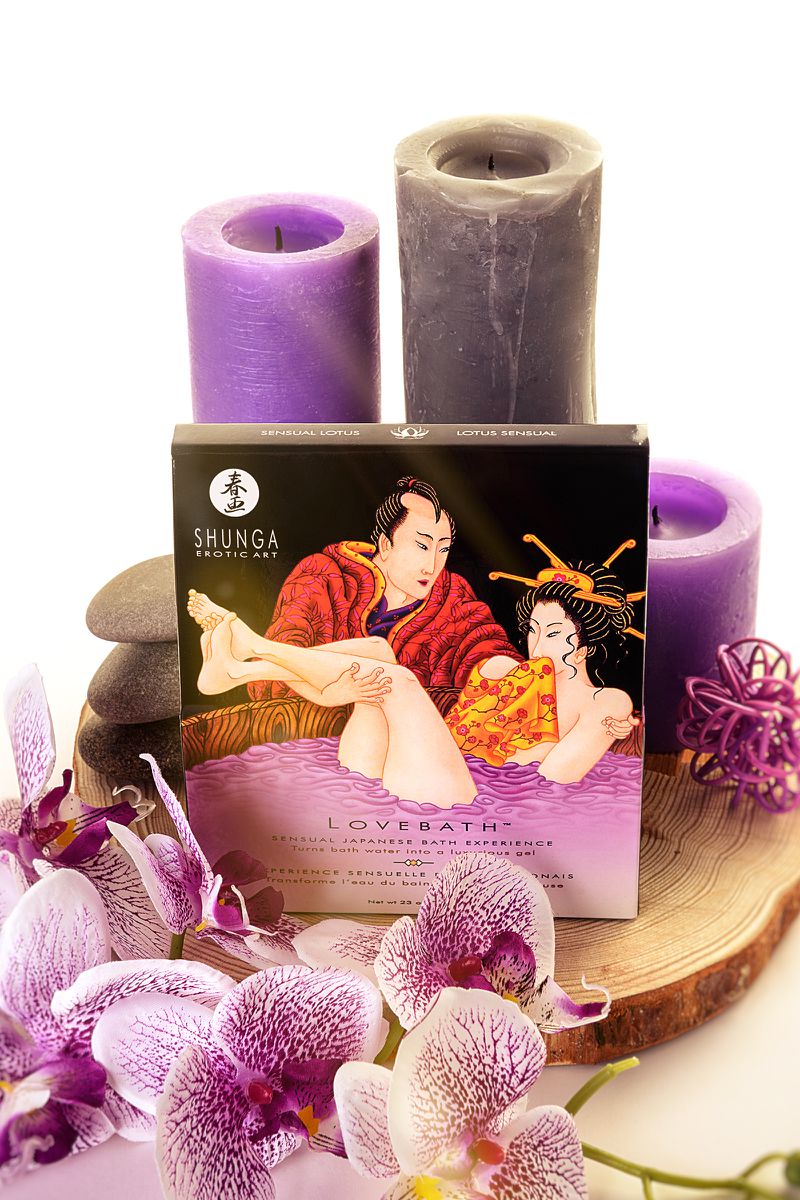 Shunga, Канада Порошок для принятия ванны Shunga серии LOVEBATH «Чувственный лотос», фиолетовый, 650 гр — купить в Минске Фото Shunga, Канада Порошок для принятия ванны Shunga серии LOVEBATH «Чувственный лотос», фиолетовый, 650 гр
