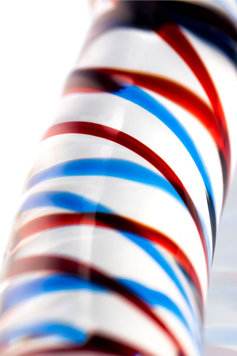 Фото Sexus Glass Двусторонний фаллоимитатор Sexus Glass, стекло, прозрачный, 21 см