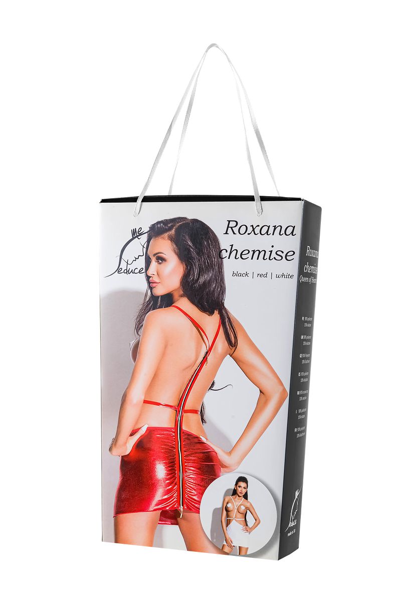 Изображение Me Seduce, Польша Платье Me Seduce Queen of hearts Roxana, wetlook, белое, L/XL