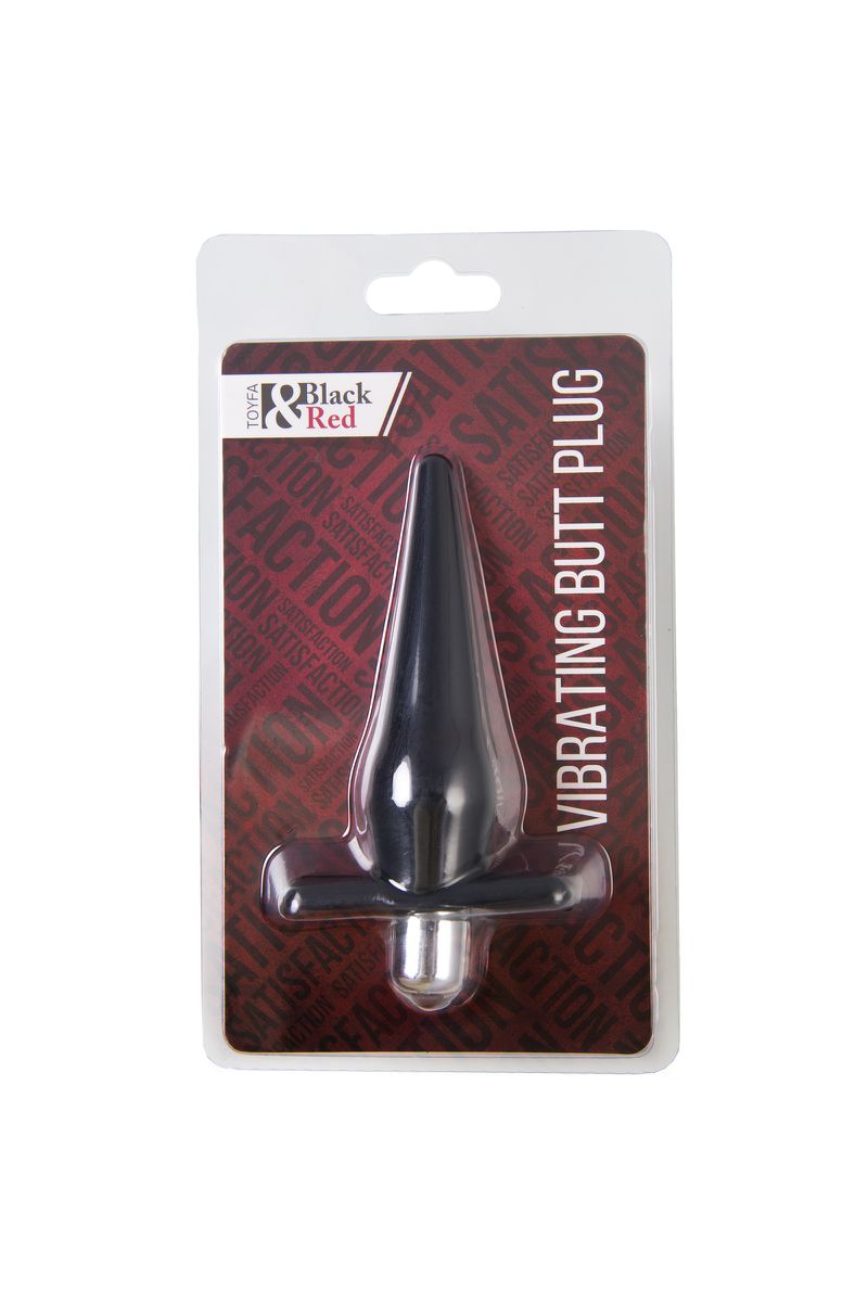Изображение Black & Red by TOYFA Анальная втулка Black&Red by TOYFA, TPE, черный, 12,7 см, Ø 3 см
