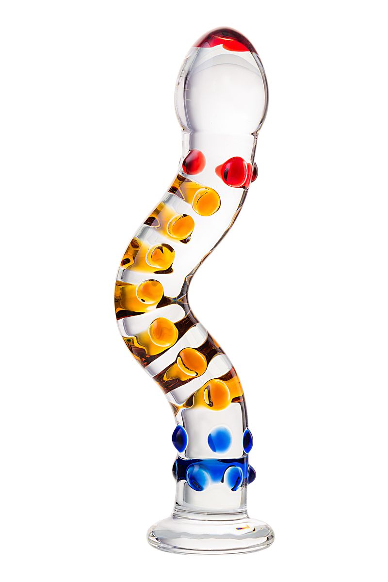 Фото Sexus Glass Нереалистичный фаллоимитатор Sexus Glass, стекло, прозрачный, 20 см