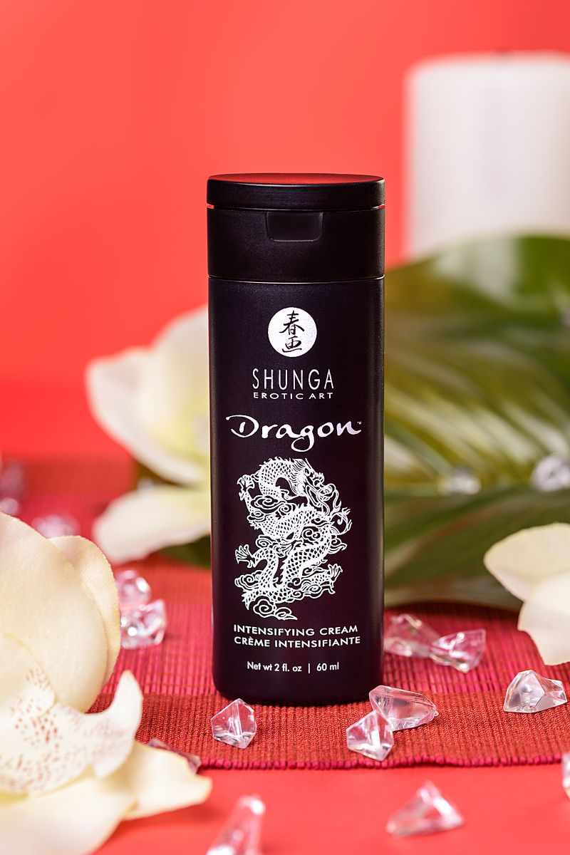 Фото Shunga toys, Канада Интимный крем-лубрикант для мужчин Shunga «Дракон» (Dragon), эффект «ледяного огня», 60 мл