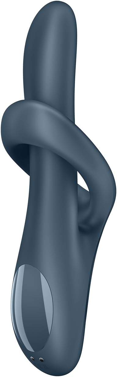 Satisfyer, Германия Вибратор-ротатор для зоны G с клиторальным стимулятором и с функцией нагрева Satisfyer Heat Flex 4 серый