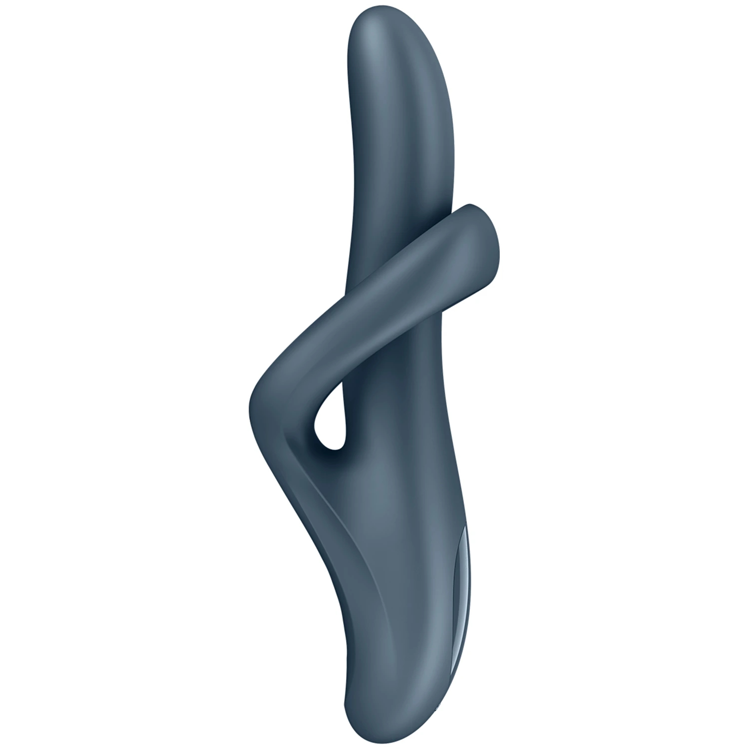 Satisfyer, Германия Вибратор-ротатор для зоны G с клиторальным стимулятором и с функцией нагрева Satisfyer Heat Flex 4 серый