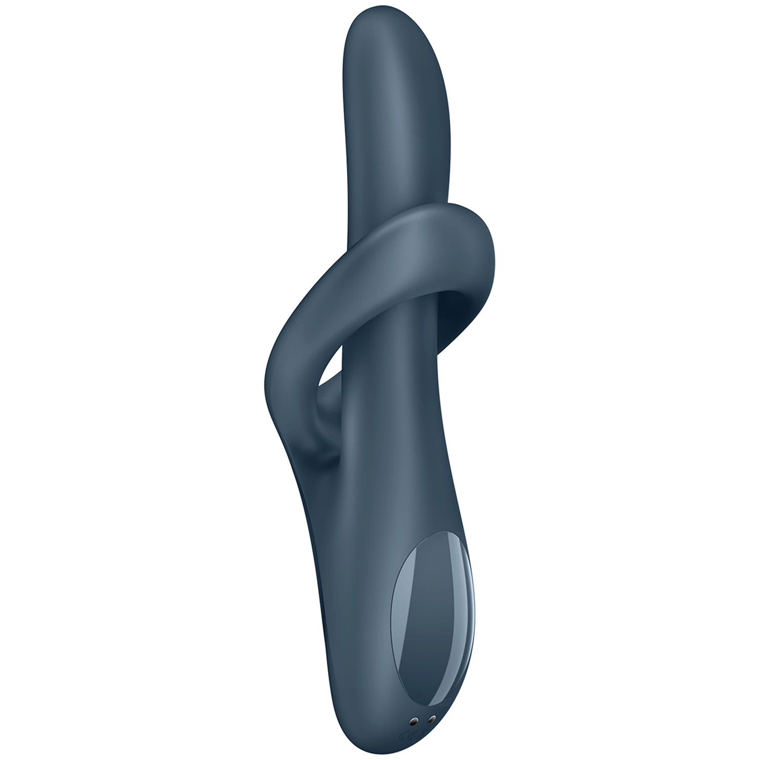 Satisfyer, Германия Вибратор-ротатор для зоны G с клиторальным стимулятором и с функцией нагрева Satisfyer Heat Flex 4 серый